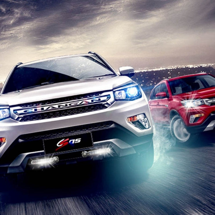 2 PCS 8 Blue LED Bulbs Wind Powered Decorative Car Lights by buy2fix