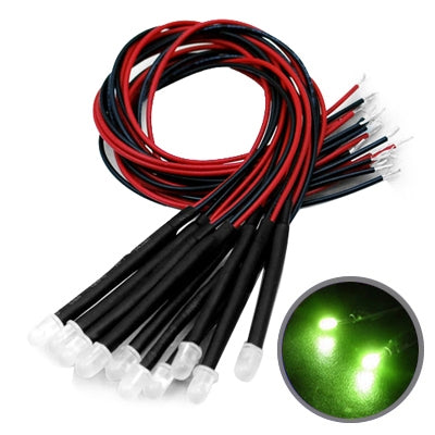 DIY Green LED Light Bulb (10pcs in one packaging, the price is for 10pcs)(Green Light) by buy2fix