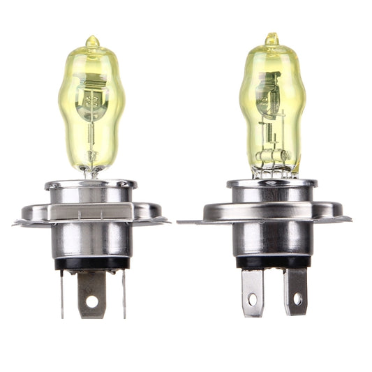 H4 Xenon Pure Yellow Bulbs, 12V 100/90W by buy2fix