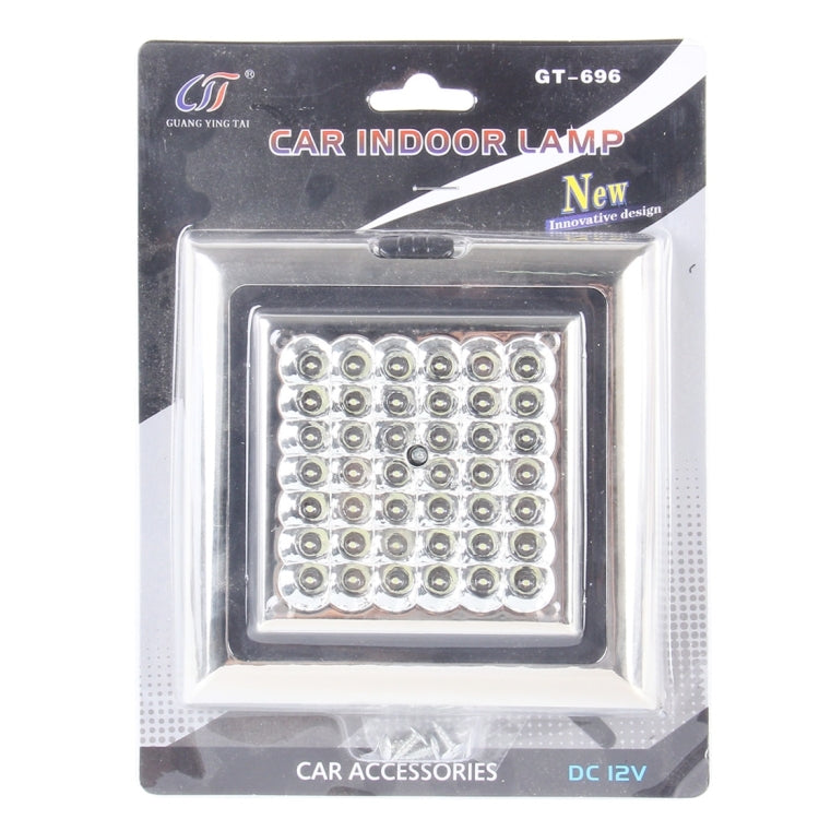 High Power Car Indoor 42 LED 3 Sections Switch Lamp Light, DC 12V(White Light) by buy2fix