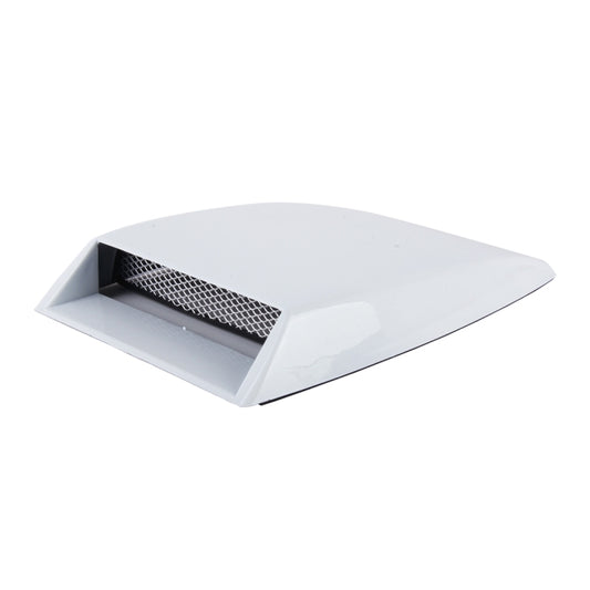 Car Turbo Style Air Intake Bonnet Scoop for Car Decoration(White) by buy2fix
