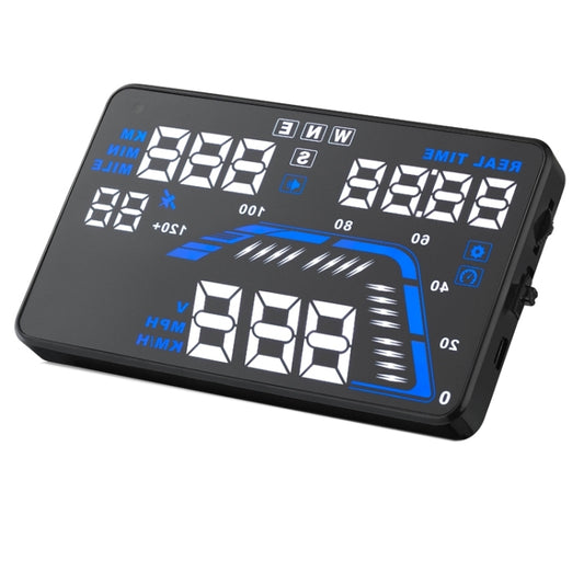 Q7 5.5 inch Car GPS HUD Vehicle-mounted Head Up Display Security System, Support Speed & Real Time & Altitude & Over Speed Alarm & Satellite Number, etc. by buy2fix
