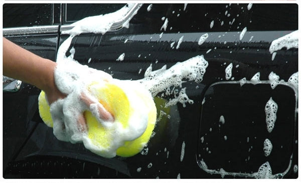 Household Cleaning Sponge Car Wash Sponge(Yellow) by buy2fix