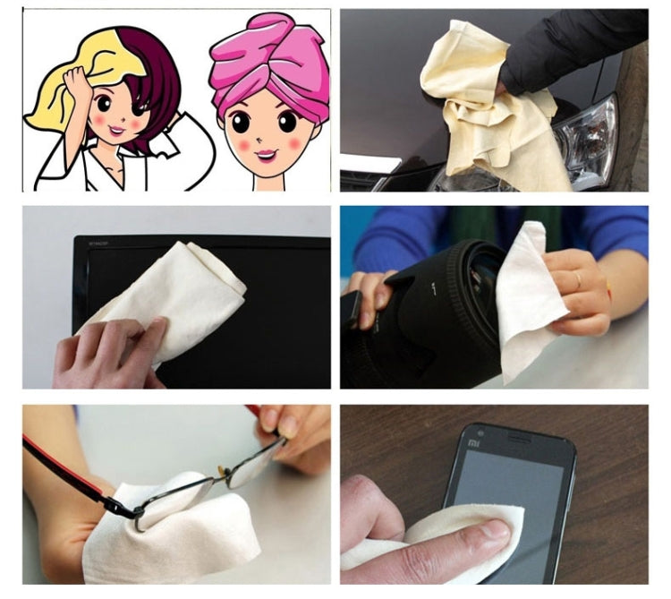 Microfiber Car Cleaning Washing Cloths Housework Clean Cloth, Size: 38x48cm(White) by buy2fix
