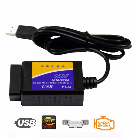 ELM327 Interface USB V1.5 OBDII Auto Diagnostic Scanner Tool by buy2fix