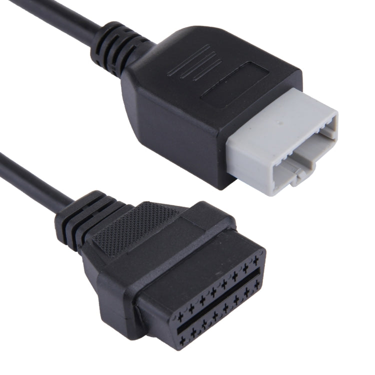 5 Pin to 16 Pin OBDII Diagnostic Cable for Honda, Full Length: 20.5cm(Black) by buy2fix