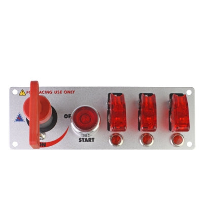 Flip-up Start Ignition Switch Panel and Accessories for Racing Sport (DC 12V) by buy2fix