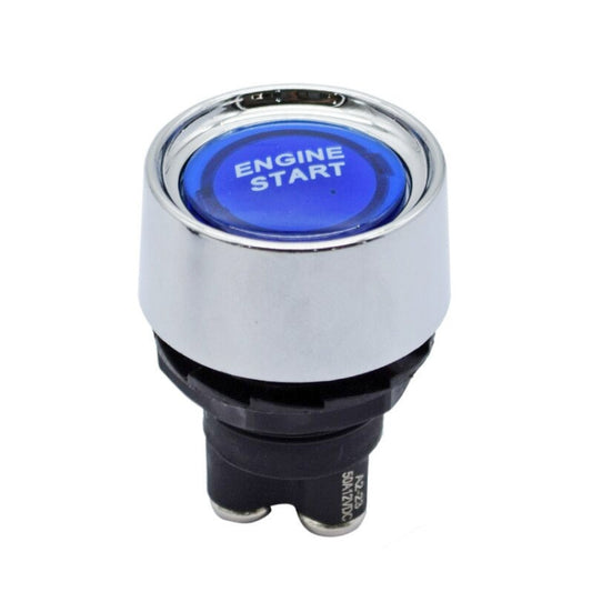 Blue Light Push Start Ignition Switch for Racing Sport (DC 12V) by buy2fix