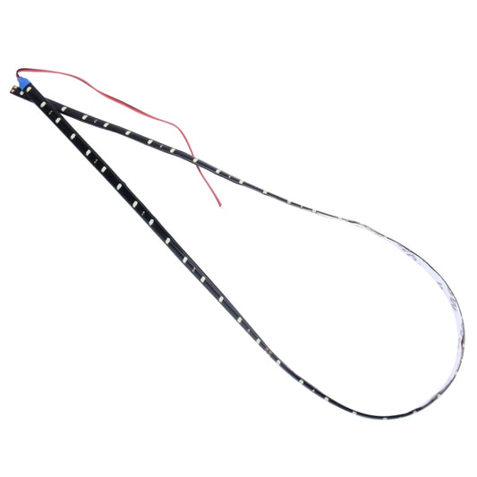 5PCS 90cm 45 LED Waterproof Flexible Car Strip Light, DC 12V(Orange Light) by buy2fix