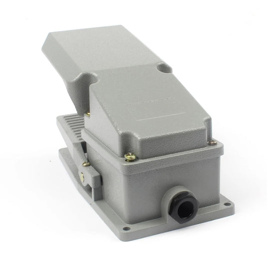 TDLT4 AC 380V 5A Anti-slip Metal Case Foot Control Pedal Switch by buy2fix