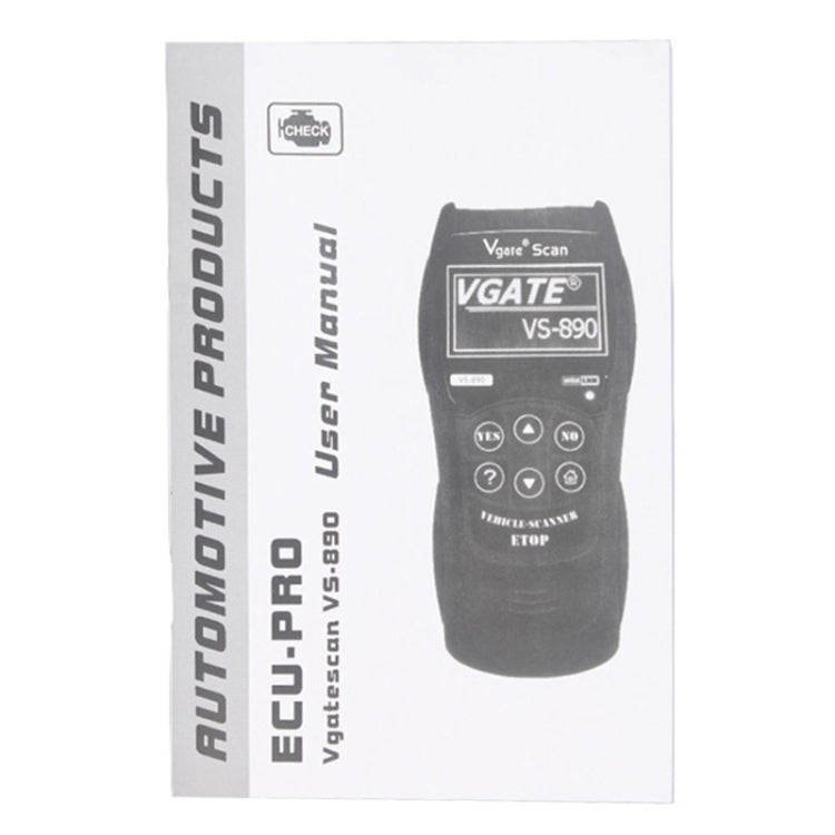 Vgate VS890 Professional Diagnostic Code Scanner Tool, Supported Multi Languages by Vgate