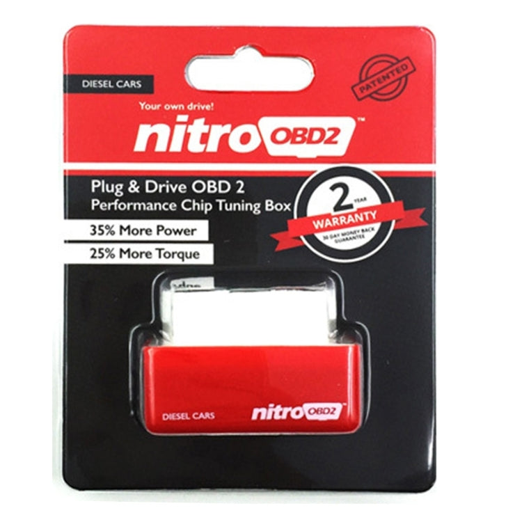 Super Mini EcoOBDII Plug and Drive Chip Tuning Box for Internal Combustion Engine, Lower Fuel and Lower Emission(Red) by buy2fix