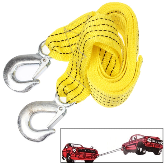 3 Tons Vehicle Towing Cable Rope, Length: 3m(Yellow) by buy2fix