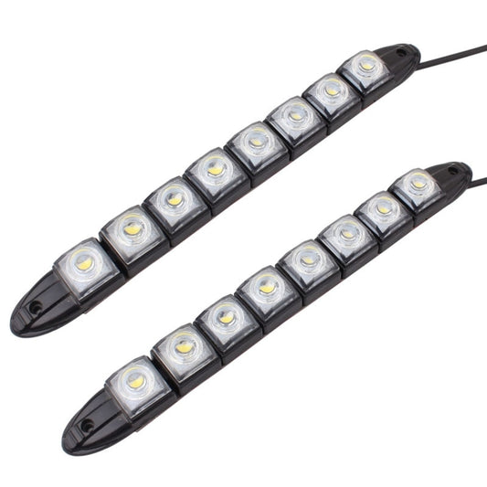 2 PCS 4W 8 LED SMD 5050 Flexible Snake LED Car Daytime Running Lights, DC 12V by buy2fix