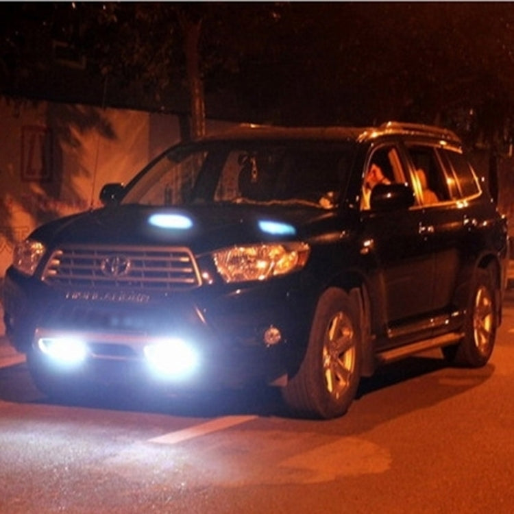 2 PCS MZ 9W 540LM 6500K 3-LED White Light Wired Car Daytime Running Light Fog Lamp, DC12-24V,Light Wire: 15cm by buy2fix