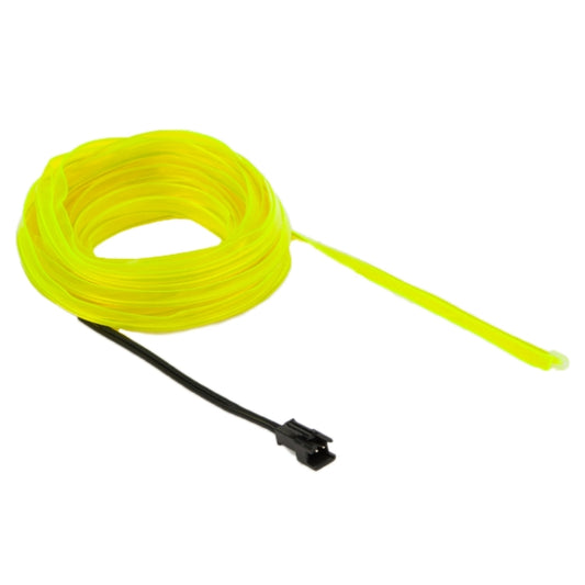 EL Cold Fluorescent Green Light Waterproof Flat Flexible Car Strip Light with Driver for Car Decoration, Length: 5m(Light Green) by buy2fix