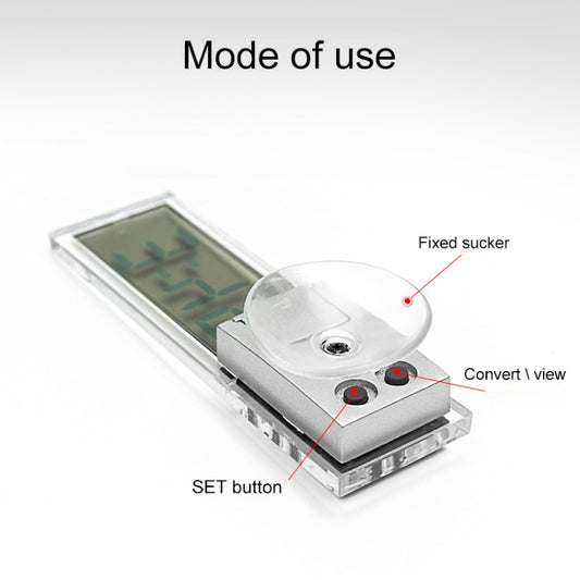 K-036 LCD Car Thermometer with Sucker by buy2fix