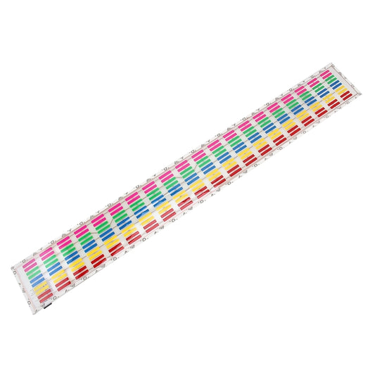 5 Colors Car Music Rhythm Lamp Car Sticker Equalizer with Car Charger, Size: 70cm x 16cm by buy2fix