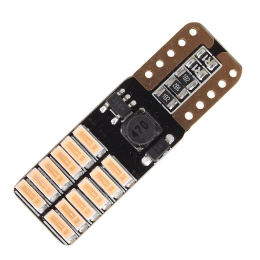 2 PCS T10 4.8W 720LM Pink Light 24 SMD 4014 LED Error-Free Canbus Car Clearance Lights Lamp, DC 12V by buy2fix