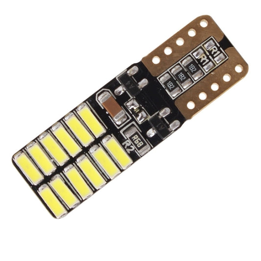 2 PCS T10 4.8W 720LM White Light 24 SMD 4014 LED Error-Free Canbus Car Clearance Lights Lamp, DC 12V by buy2fix