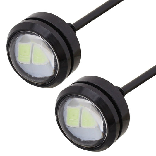 2 PCS 22.5mm 1.5W 150LM Ice Blue Light 3 LED SMD 5630 Spotlight Eagle Eye Light Daytime Running Light for Vehicles by buy2fix