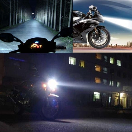 BA15D 10W White 300LM 4 LED COB Car Stop Brake Light Front Rear Turn Signal Lights for Motorcycle / Vehicles, DC 12V by buy2fix
