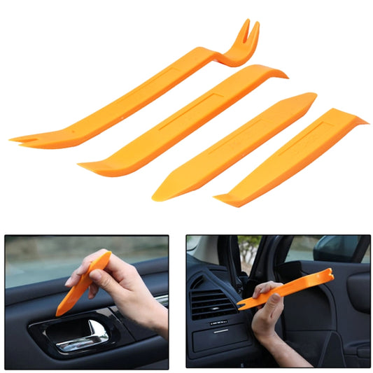 4 in 1 Car Audio System Dashboard Door Panel Removal Tools Kit(Orange) by buy2fix