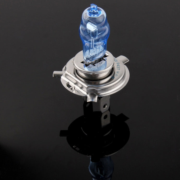 HOD H4 Halogen Bulb, Super White Car Headlight Bulb, 12 V, 90 /100W, 6000K 2400 LM (Pair) by buy2fix