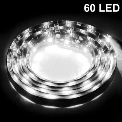 5 PCS 1.7W 60 LED 3528 SMD Waterproof Flexible Car Strip Light, DC 12V, Length: 1m by buy2fix