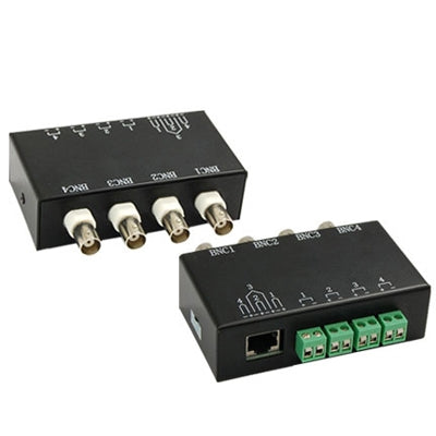 4 Channel Passive Video BNC to UTP RJ45 Balun Transceiver by buy2fix