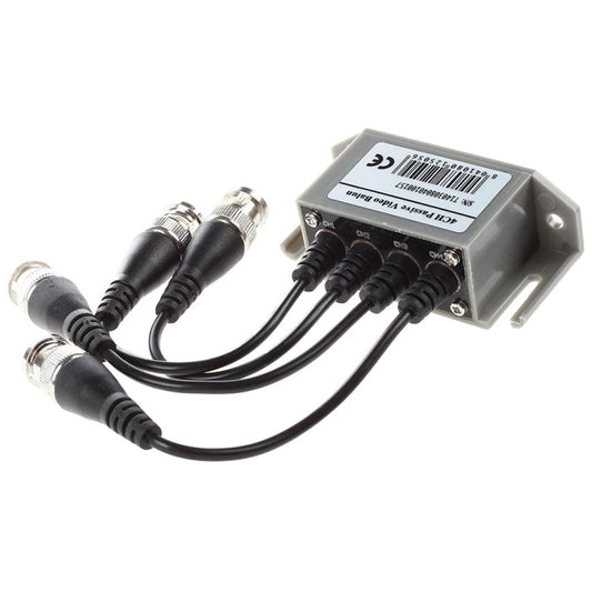 4 Channel Video ( BNC ) to UTP ( RJ45 ) Video Balun by buy2fix