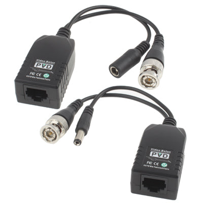 1-CH Passive Power & Video Balun Connector by buy2fix
