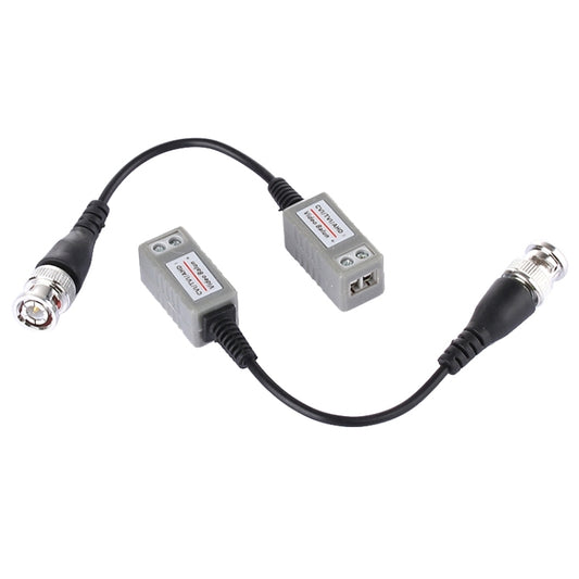2 PCS HD 202P Coaxial CVI/TVI/AHD 1CH Passive Transceiver Video Balun by buy2fix