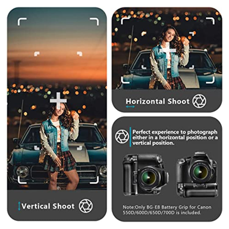 Professional Creates Beautiful Moment Vertical Battery Grip with Infrared Remote for Canon C70DB by buy2fix