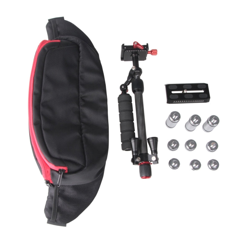 Letspro Adjustable Plate Carbon Fiber Slider Professional Stabilizer for Camera / DV / DSLR / Camcorder (SK-500) by buy2fix