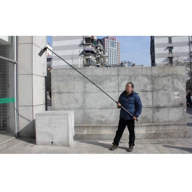 Aluminum Alloy Handheld Boom Pole Holder for SLR Camera / LED Light Microphone, Max Length: 173cm(Black) by buy2fix