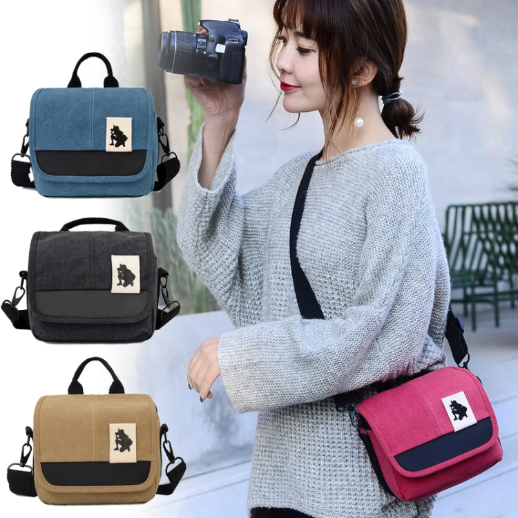 Universal Camera Bag, Inside Size: approx. 200mm x 115mm x 100mm(Blue) by buy2fix