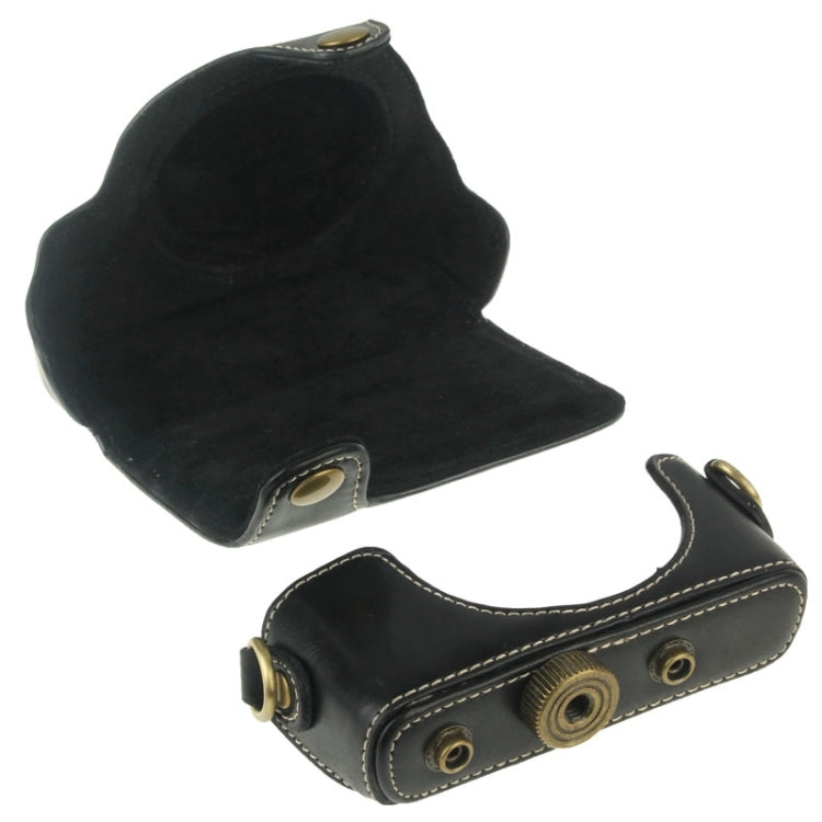Retro Style PU Leather Camera Case Bag with Strap for Sony RX100 M3 / M4 / M5(Black) by buy2fix