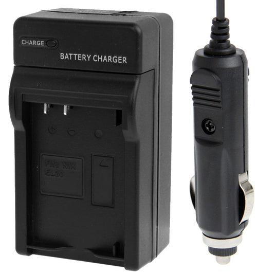 Digital Camera Battery Car Charger for Nikon EL20(Black) by buy2fix