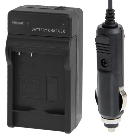 Digital Camera Battery Car Charger for Panasonic BCF10 / BCK7E(Black) by buy2fix
