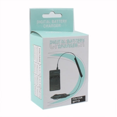 Digital Camera Battery Car Charger for Canon BP718 / BP727(Black) by buy2fix
