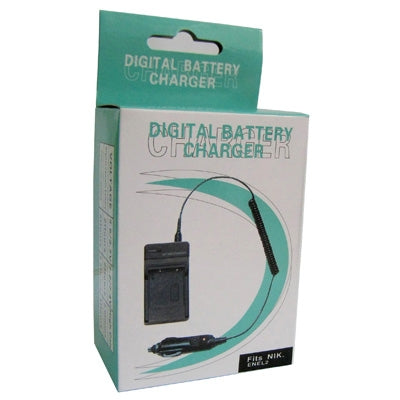 Digital Camera Battery Charger for NIKON ENEL2(Black) by buy2fix