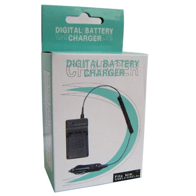 Digital Camera Battery Charger for NIKON ENEL3/ ENEL3e(Black) by buy2fix