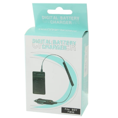 Digital Camera Battery Car Charger for Sony FW50(Black) by buy2fix