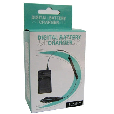 Digital Camera Battery Charger for Samsung SLB-0837(B)(Black) by buy2fix