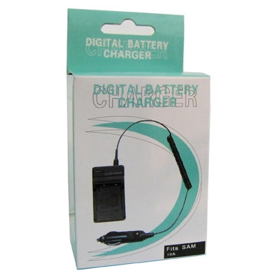 Digital Camera Battery Charger for Samsung SLB-10A, SLB-11A(Black) by buy2fix