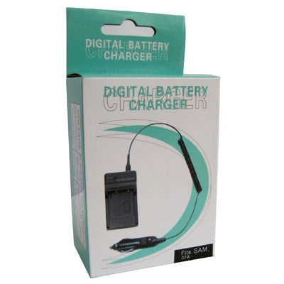 Digital Camera Battery Charger for Samsung 07A(Black) by buy2fix