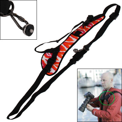 Safe & Fast Quick Rapid Camera Single Sling Strap with Strap Underarm Stabilizer by buy2fix