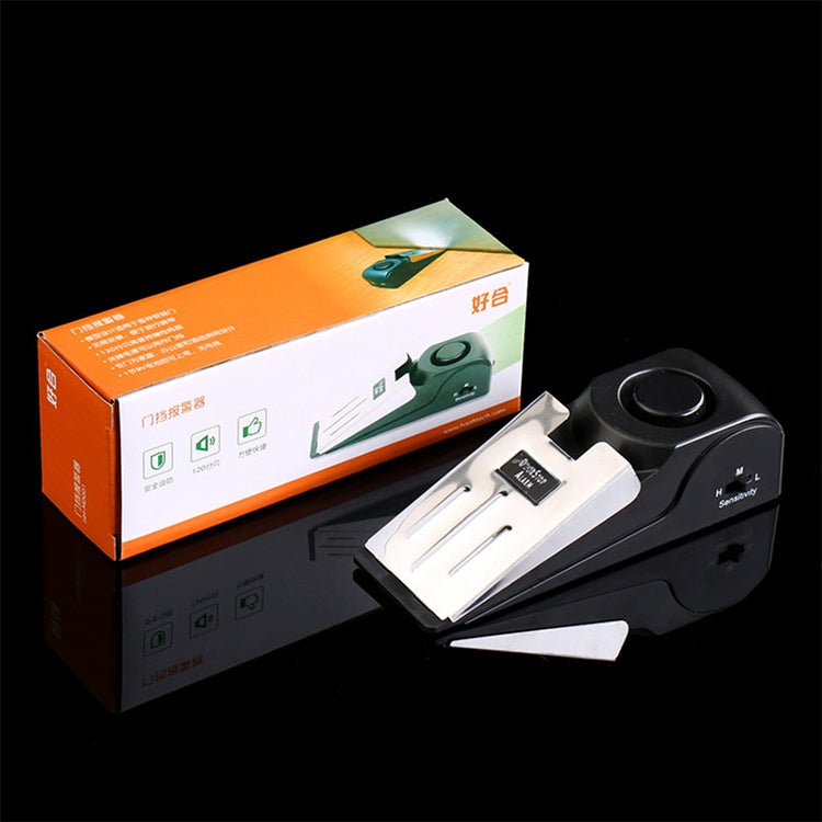 HH-MD001 Door Stop Wedge Alarm for Home and Travel(Black) by buy2fix