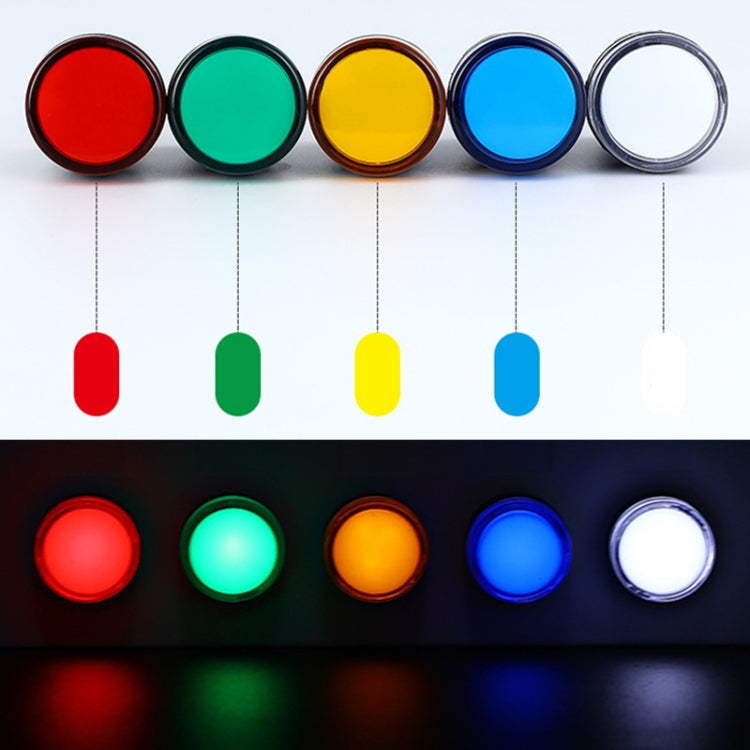 24V AD16-22D / S 22mm LED Signal Indicator Light Lamp (Yellow) by buy2fix